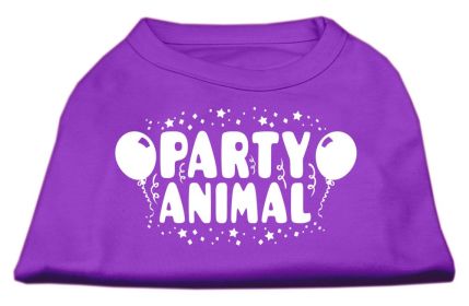 Party Animal Screen Print Shirt (Option: Purple XXXL)