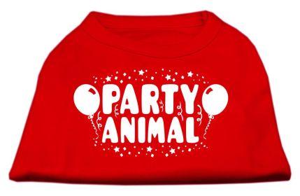 Party Animal Screen Print Shirt (Option: Red XXL)