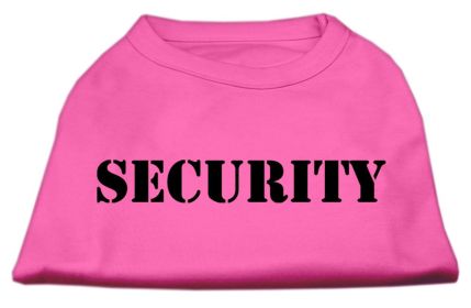 Security Screen Print Shirts (Option: Bright Pink w/ Black text XXXL)