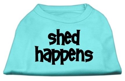 Shed Happens Screen Print Shirt (Option: Aqua XXL)
