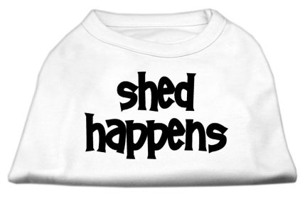 Shed Happens Screen Print Shirt (Option: White XXL)