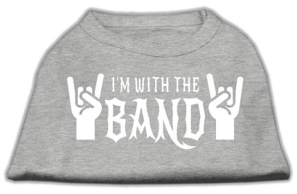 With the Band Screen Print Shirt (Option: Grey Med)
