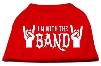 With the Band Screen Print Shirt (Option: Red Med)