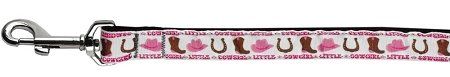 Little Cowgirl Nylon Dog Leash (Option: 5/8 inch wide 6ft Long)