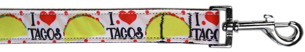 Taco Tuesday Nylon Pet Leash (Option: 5/8in by 6ft)