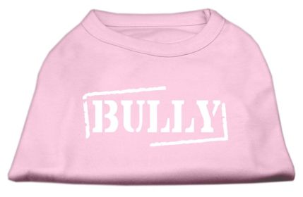 Bully Screen Printed Shirt (Option: Light Pink XL)