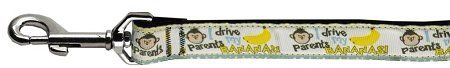 Monkey Madness Nylon Dog Leash (Option: 5/8 inch wide 6ft Long)