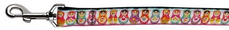 Pretty Nesting Dolls Nylon Dog Leash (Option: 5/8 inch wide 4ft Long)