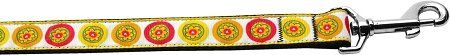 Autumn Daisies Nylon Dog Leash (Option: 5/8 inch wide 4ft Long)