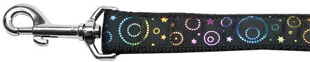 Galactic Shimmer Nylon Dog Leash (Option: 5/8 inch wide 4ft Long)