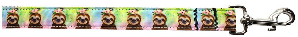 Pretty Baby Sloths Nylon Pet Leash (Option: 5/8in by 6ft)