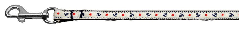 Anchors Nylon Ribbon Leash (Option: White 3/8 inch wide 4ft Long)