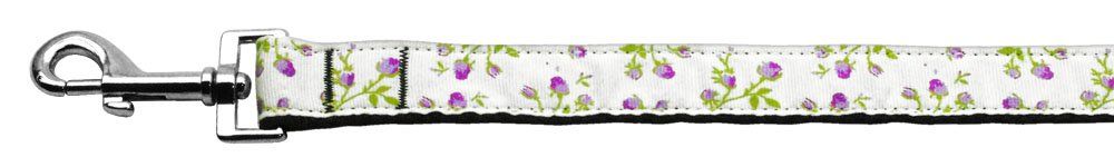 Roses Nylon Ribbon Leash (Option: Purple 1 inch wide 4ft Long)