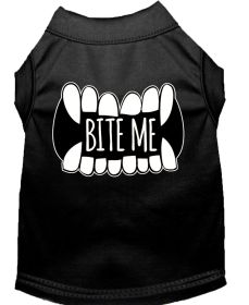 Bite Me Screen Print Dog Shirt (Option: Black XL)