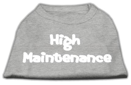 High Maintenance Screen Print Shirts (Option: Grey S)