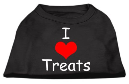 I Love Treats Screen Print Shirts (Option: Black Sm)