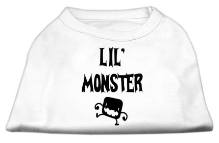 Lil Monster Screen Print Shirts (Option: White Sm)