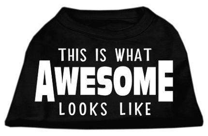 This is What Awesome Looks Like Dog Shirt (Option: Black Med)