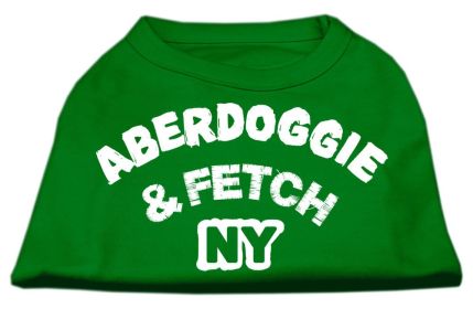 Aberdoggie NY Screenprint Shirts (Option: Emerald Green Med)