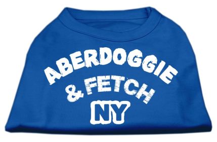 Aberdoggie NY Screenprint Shirts (Option: Blue Sm)