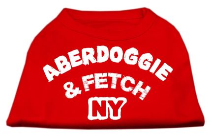 Aberdoggie NY Screenprint Shirts (Option: Red Med)