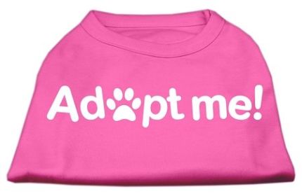 Adopt Me Screen Print Shirt (Option: Bright Pink Sm)
