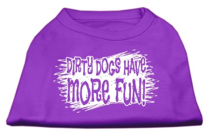 Dirty Dogs Screen Print Shirt (Option: Purple Med)