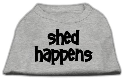 Shed Happens Screen Print Shirt (Option: Grey Med)