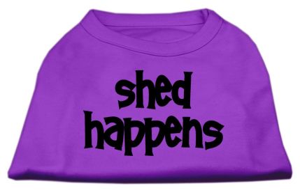 Shed Happens Screen Print Shirt (Option: Purple Med)