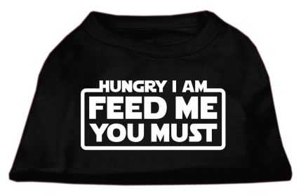 Hungry I am Screen Print Shirt (Option: Black Lg)