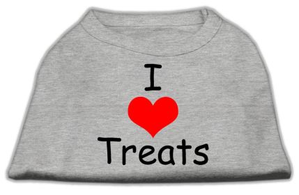 I Love Treats Screen Print Shirts (Option: Grey Lg)
